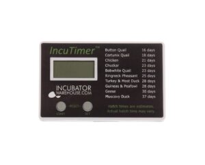 incutimer, egg incubator hatch timer, countdown, 90 day maximum, simple setup