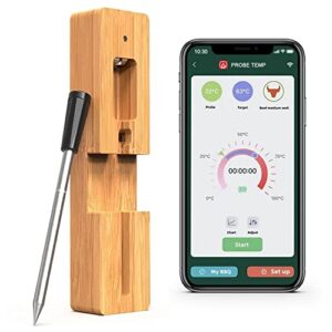 Our M2 Meat Thermometer Digital – App Controlled Bluetooth Meat Thermometer – Meater Thermometer Wireless for Cooking – Stainless Steel Grill, Oven, Smoker, BBQ Thermometer