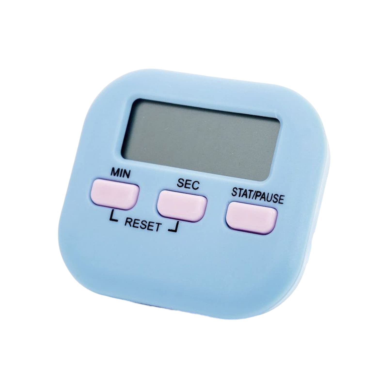 Kitchen Timer Time Management Clear Sound Modern Manual Countdown Cooking Shower Study Stopwatch Sky Blue