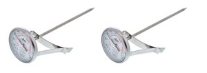 update international (thfr-17) 5 1/2"-long dial frothing thermometer (pack of 2)