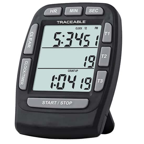 Cole-Parmer Triple-Display 3-Channel Digital Clock/Timer