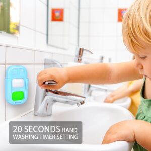 SOARING Timer for Kids, 2 Minutes Teeth Brushing and 20 Seconds Hand Washing Timer, Color Indicator Timer for Children Training Stick on Bathroom