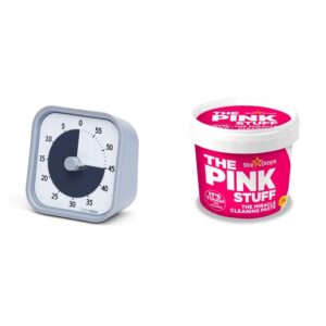 time timer home mod (60 minute) visual timer + the pink stuff miracle cleaning paste
