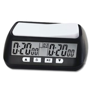 curckua 1pc chess clock timer chess timer,chess clock timer,digital chess timer digital chess clock timer count up/down bonus delay portable english version for chess game