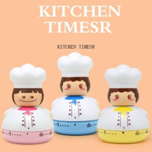 Cute Kitchen Timers Mechanical Cooking Egg Timers Clock for Study Teaching Games