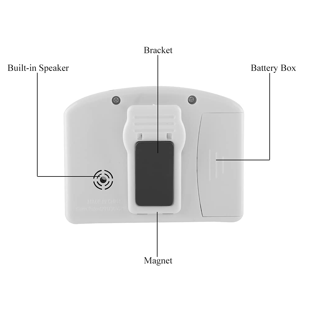 FASJ Digital Clock, Kitchen Clock Battery Operated LCD Display Multipurpose for Kitchen for Microwave Oven for Refrigerator(Timer XL 331 White)