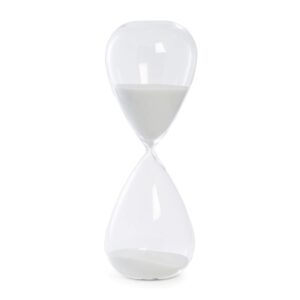 Bey Berk 90-Minute Crystal Sand Timer with Gray Sand