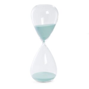 Bey Berk 90-Minute Crystal Sand Timer with Gray Sand