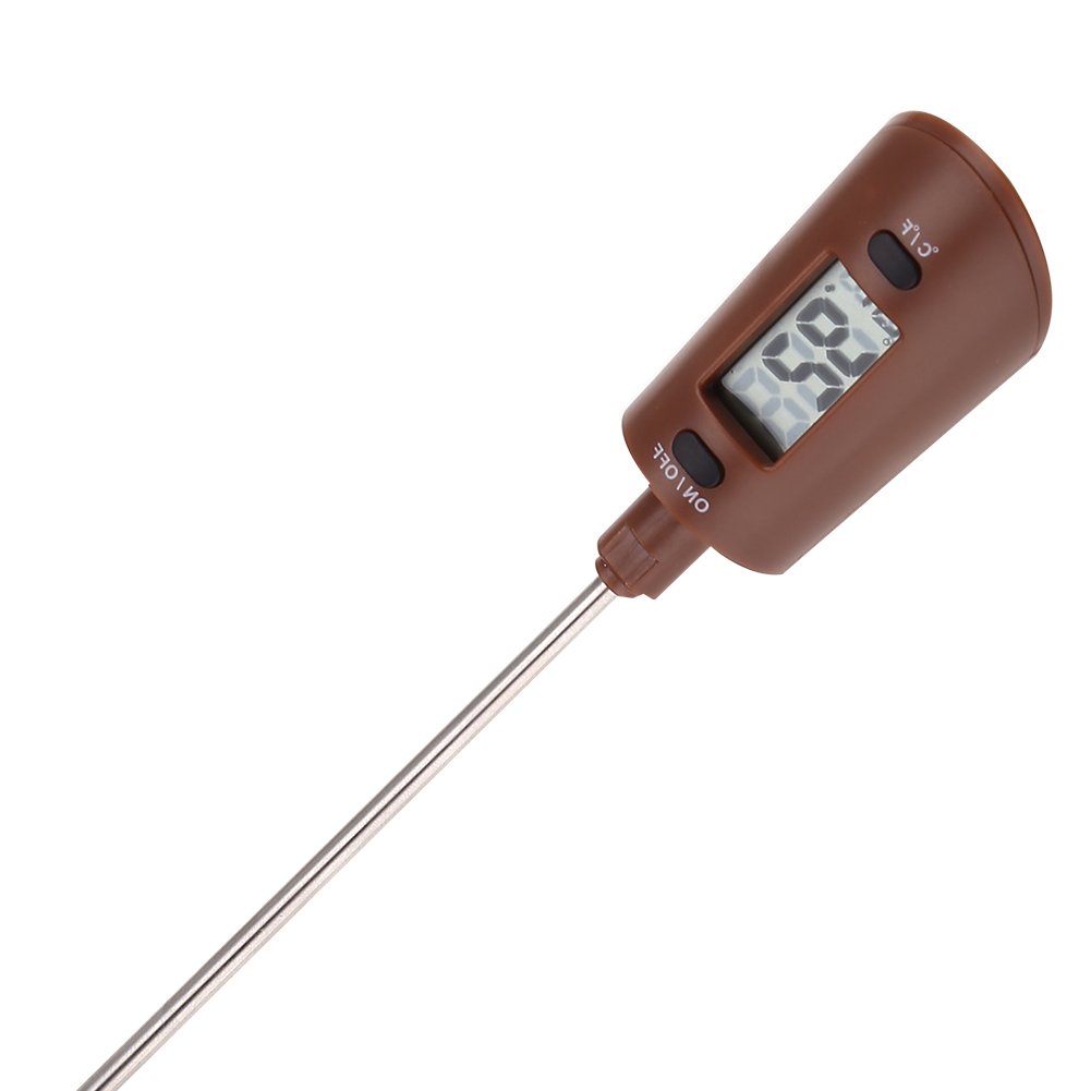 Digital Candy Thermometer, Cooking Thermometers Digital Kitchen Thermometer with Spatula for Chocolate, Sauce, Jam, Syrup, Milk Frothing, BBQ (℃ / ℉)