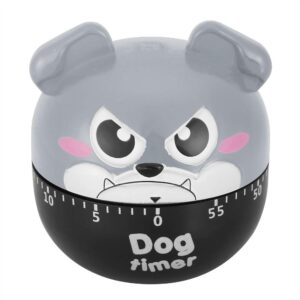 fdit kitchen timer,mechanical kitchen timer cute dog manual counters suitable for home cooking reminder tool(3#)