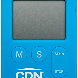 CDN Mini Digital Kitchen Timer with Easy to Read Display and Magnetic Back, 100 Minute Maximum, Blue (TM28-B)