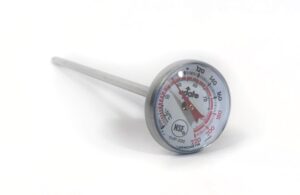 update international (thp-220) 5 1/2" long dial pocket thermometer