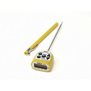 hubert digital probe thermometer quicktip yellow plastic - 5 1/9" l stem