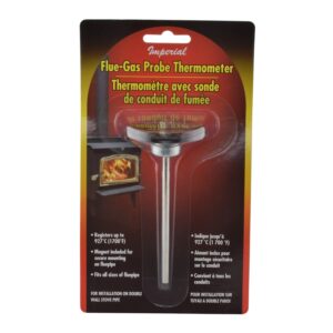 imperial flue-gas stove pipe probe thermometer 1,700f w/ magnetic mount kk0166
