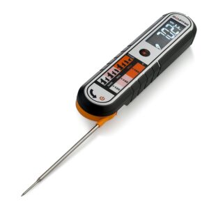 Gourmia GTH9150 Commercial Grade Contact & Non Contact Thermometer Dual Meat Thermometer with Digital Thermocouple & Infrared Readings Dust and Splash Proof
