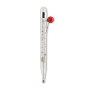maverick housewares redi-chek candy and deep fry thermometer, red