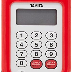 EBM Tanita TD-377 Waterproof Loud Timer, Red