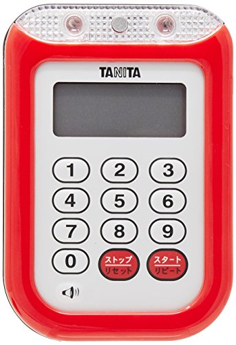 EBM Tanita TD-377 Waterproof Loud Timer, Red