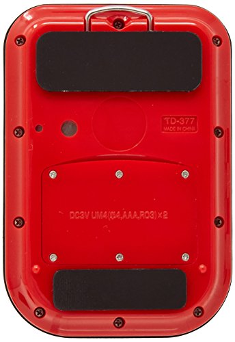 EBM Tanita TD-377 Waterproof Loud Timer, Red