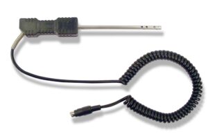 cooper-atkins 5028 slim thermistor temperature/humidity air probe, 4.9" shaft length