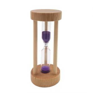milisten kids sand timer 3 glass sand purple office timing sand hourglass