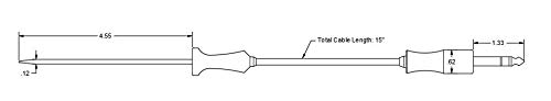 Replacement for 318601302 Meat Probe Thermometer 24 Month Warranty