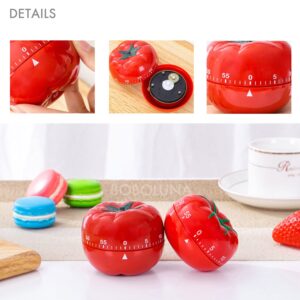 Mechanical Timer 60 Minutes Cute Kitchen Timer Cooking Timer Clock Loud Alarm Counters Manual Timer