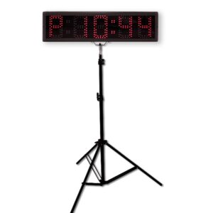 EU 5" 5 Digits RGB(7 Colors) LED Race Timing Clock for Running Events