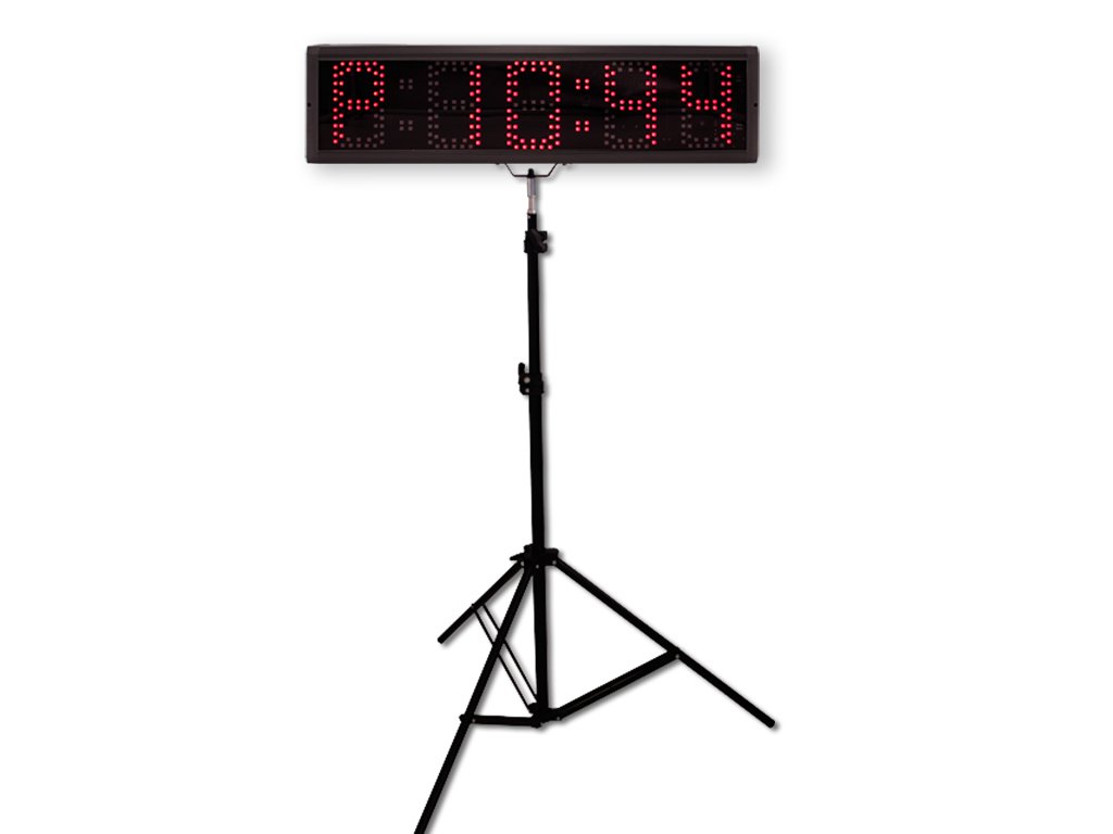 EU 5" 5 Digits RGB(7 Colors) LED Race Timing Clock for Running Events