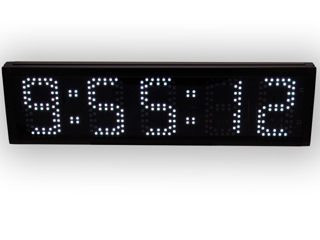 EU 5" 5 Digits RGB(7 Colors) LED Race Timing Clock for Running Events