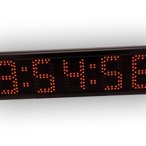 EU 5" 5 Digits RGB(7 Colors) LED Race Timing Clock for Running Events