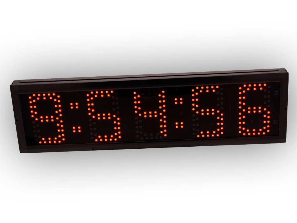 EU 5" 5 Digits RGB(7 Colors) LED Race Timing Clock for Running Events