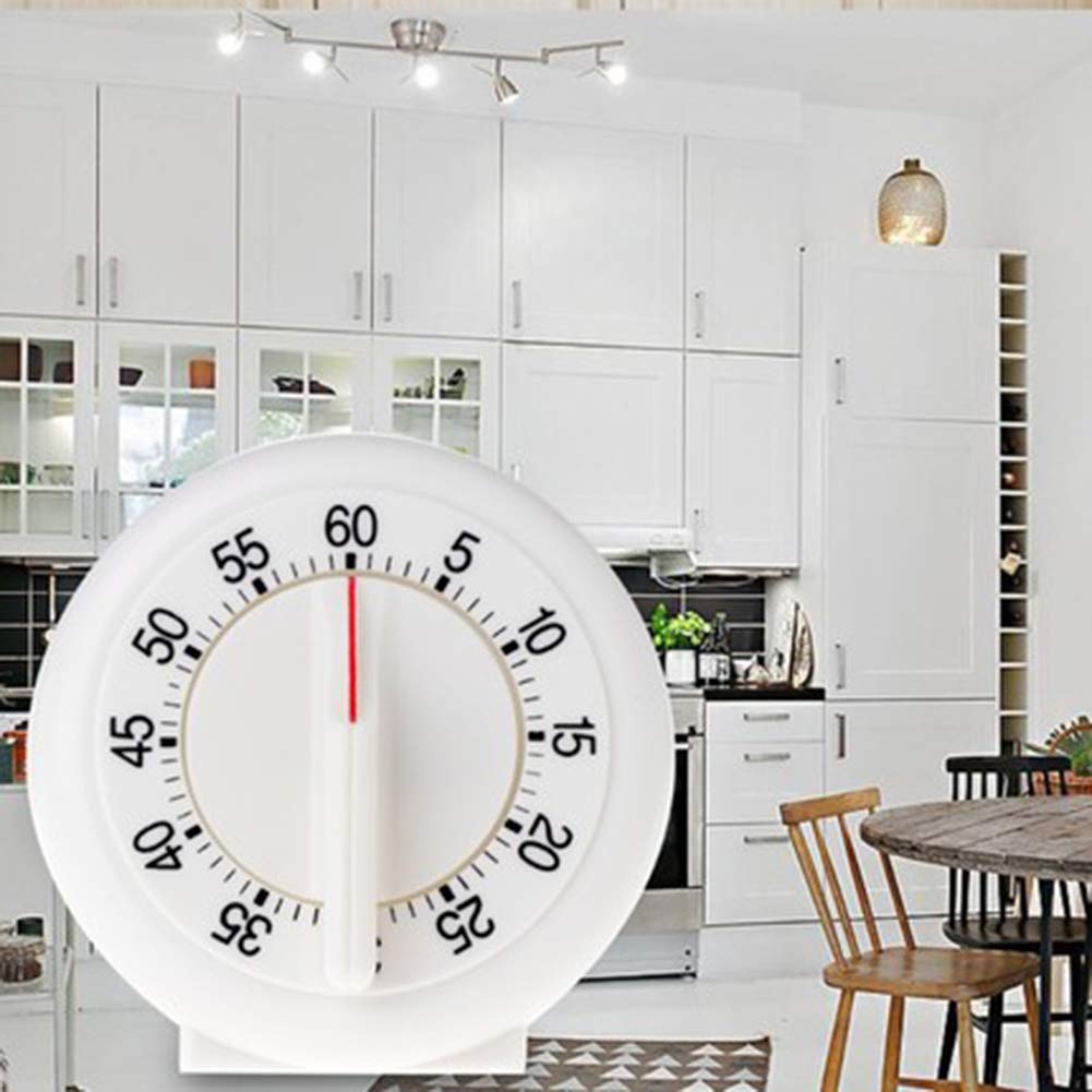 discountstore145 Timers for Kitchen Digital Kitchen Timer Countdown Stopwatch Timer with Loud Alarm Large Display White