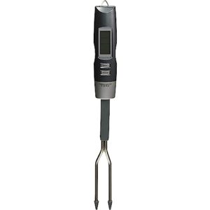 mr. bar-b-q - digital meat temperature fork, black
