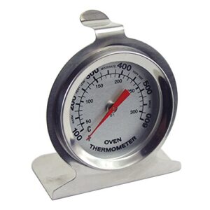 fox run stainless steel oven thermometer, 1.5 x 2.5 x 3 inches, metallic