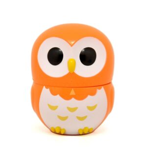 golandstar cute cartoon owl timers mini size 60 minutes mechanical kitchen cooking timer clock loud alarm counters manual timer (orange)