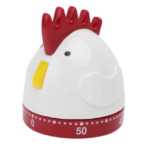 doitool rooster electronic kitchen timer timer mechanical chicken shaped novelty kitchen timer 60 mins cooking timer alarm reminder for cooking kitchen baking timer baking animal cooking timer