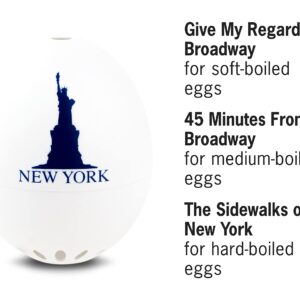 BeepEgg New York – Egg Timer for Boiling Eggs – Musical Egg Cooker for Soft, Medium, Hard Boiled Eggs – Food Safe – Singing Floating Egg Timer – Egg Cooker for 3 Levels of Doneness - Brainstream