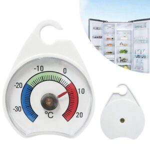 SHOUD Fridge Thermometer Refrigerator Thermometer,Freezer Thermometer, Accurate Multi-Functional Kitchen Home Appliance Safe Storage Temperature Gauge