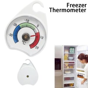 SHOUD Fridge Thermometer Refrigerator Thermometer,Freezer Thermometer, Accurate Multi-Functional Kitchen Home Appliance Safe Storage Temperature Gauge