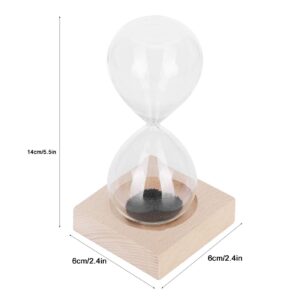 Hourglass Sand Timers, Magnetic Hourglass Birthday Present, Clear Smooth Glass Desk Decor, for Home Decor Birthday Gift