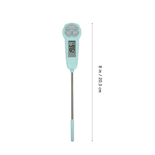 Zerodeko Digital Thermometer Digital Meat Temperature Gauge Cooking Food Steak for Grilling Oven Digital BBQ Kitchen for Cooking Kitchen Supplies Dairy Turkey Stainless Steel Barbecue Baby