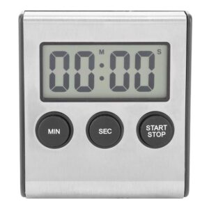 digital timer, digital timer, large lcd display digital kitchen timer with back stand support wall mounted and desktop countdown stopwatch timer for cooking, gym, bbq, kids, teacher