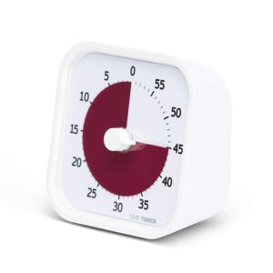 Time Timer Plus 60 Minute Visual Timer with Portable Handle and Time Timer Home MOD 60 Minute Kids Visual Timer Home Edition