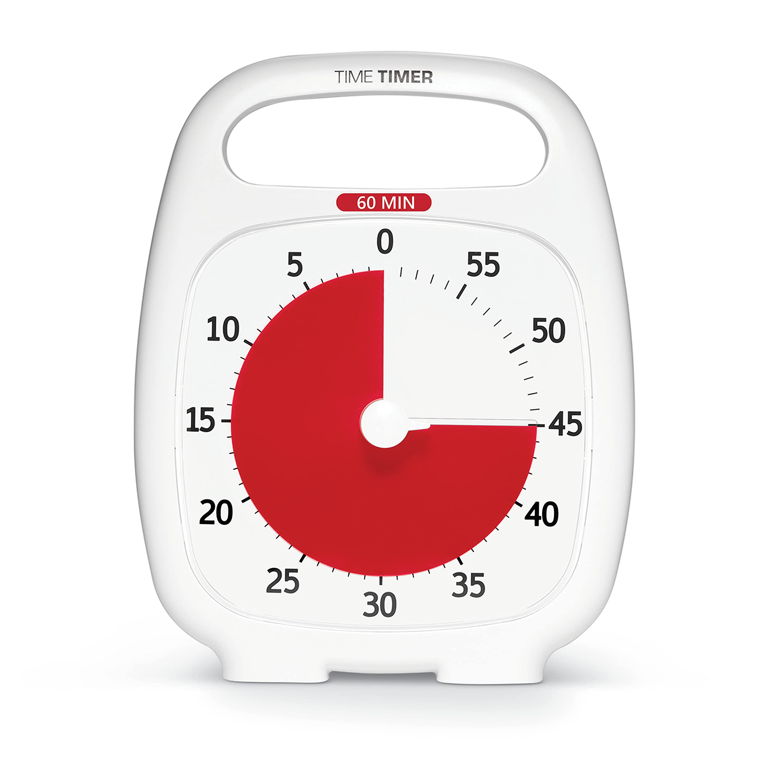 Time Timer Plus 60 Minute Visual Timer with Portable Handle and Time Timer Home MOD 60 Minute Kids Visual Timer Home Edition