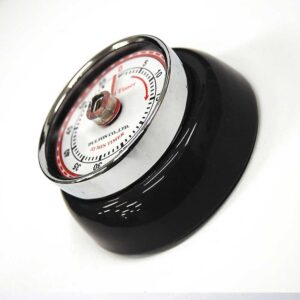 Dalton 100-189BK Kitchen Timer with Magnet, Black, Height 1.2 x Diameter 2.8 inches (30 x 70 mm)