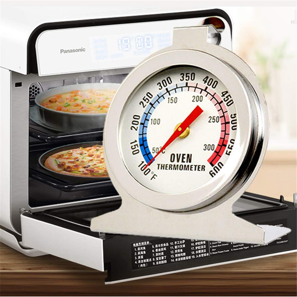 Oven Thermometer,100-600F/50-300°C Instant Read Large Dial Oven Thermometer - Proaccurate Stainless Steel Grill Thermometer for Kitchen Cooking Baking BBQ