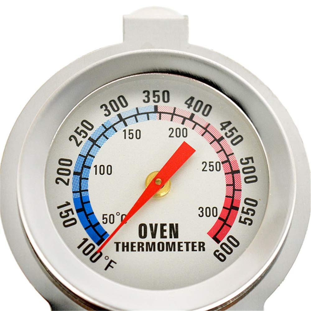 Oven Thermometer,100-600F/50-300°C Instant Read Large Dial Oven Thermometer - Proaccurate Stainless Steel Grill Thermometer for Kitchen Cooking Baking BBQ