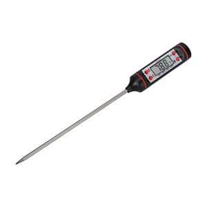 cooking thermometer, stainless steel probe temperature pen for outdoor for barbecue for kitchen for meat