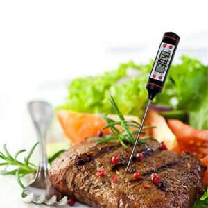 Generic TP101 Convenient Digital Food Thermometer with LCD Display (Black)